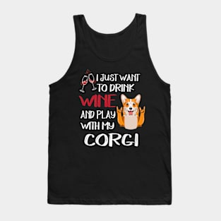 I Want Just Want To Drink Wine (7) Tank Top